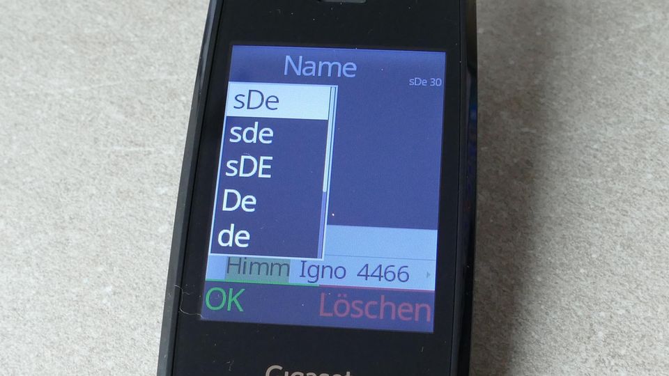 Seniorenhandy Test: Gigaset GL795