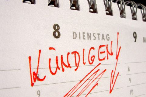 Manchmal ist die einzige Lösung, zu kündigen