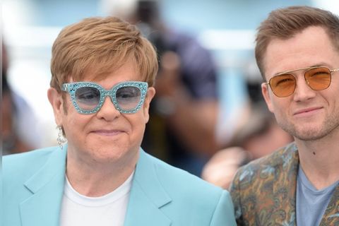 Elton John und Taron Egerton bei einem gemeinsamen Anlass im Jahr 2019.