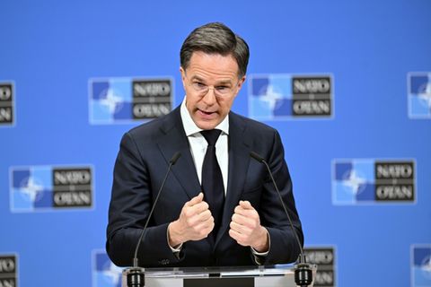 Rutte am Donnerstag in Brüssel