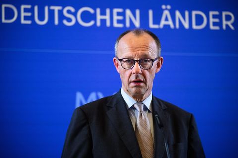 Sagen, was geht: Dafür hat Kanzler Merz Sympathien. Foto: Bernd von Jutrczenka/dpa