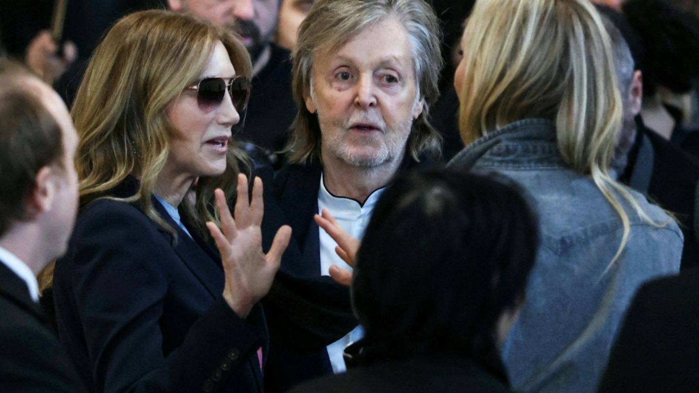 Paul McCartney im März in Paris