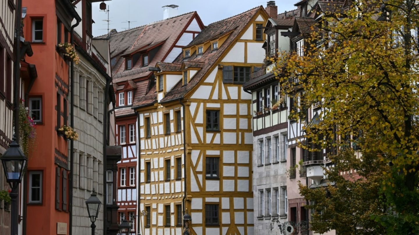 Häuser in der Nürnberger Altstadt