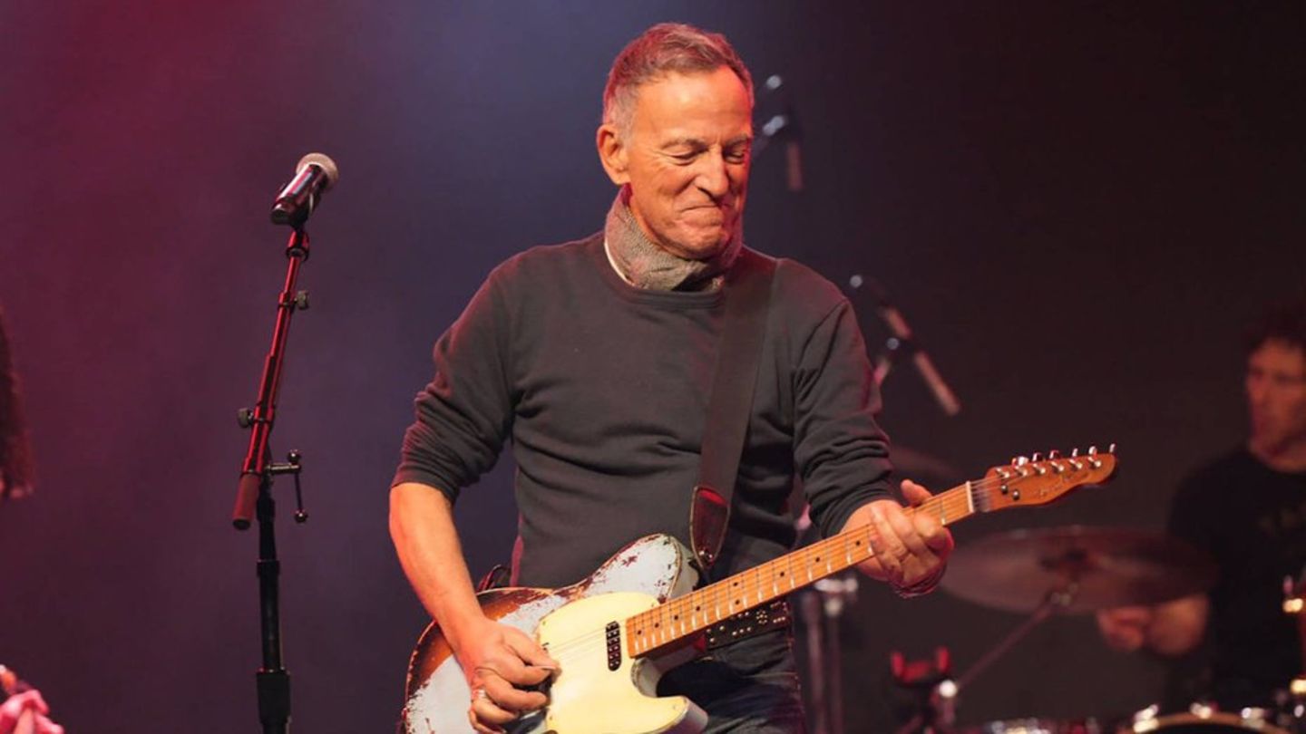 Bruce Springsteen Ende Januar auf der Bühne in Minneapolis.