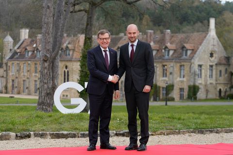 Ringen mit Rubio um gemeinsame Iran-Linie. Foto: Michel Euler/AP/dpa