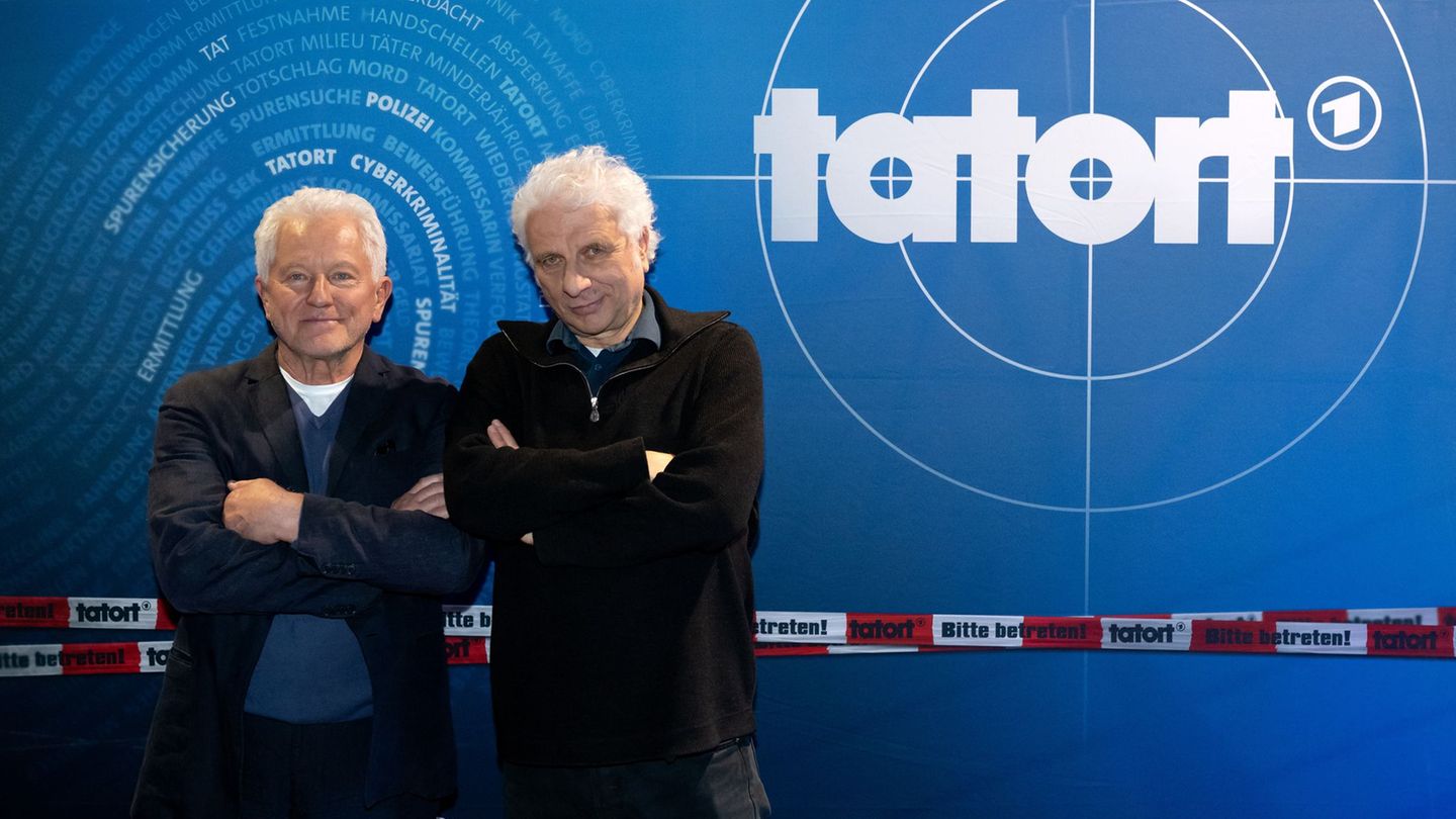 Nemec und Wachtveitl bei ihrer letzten "Tatort"-Premiere. Foto: Sven Hoppe/dpa