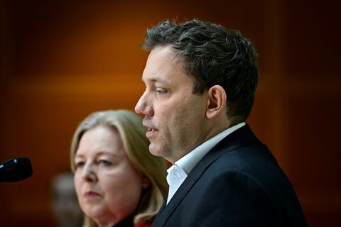 SPD-Vorsitzende Bas (l.) und Klingbeil