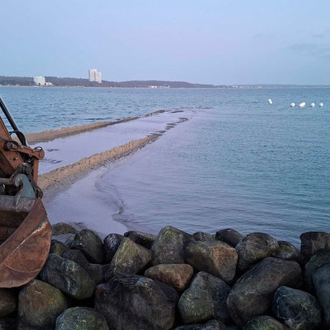 Am Freitagmorgen war der Wal am Timmendorfer Strand nicht mehr zu sehen