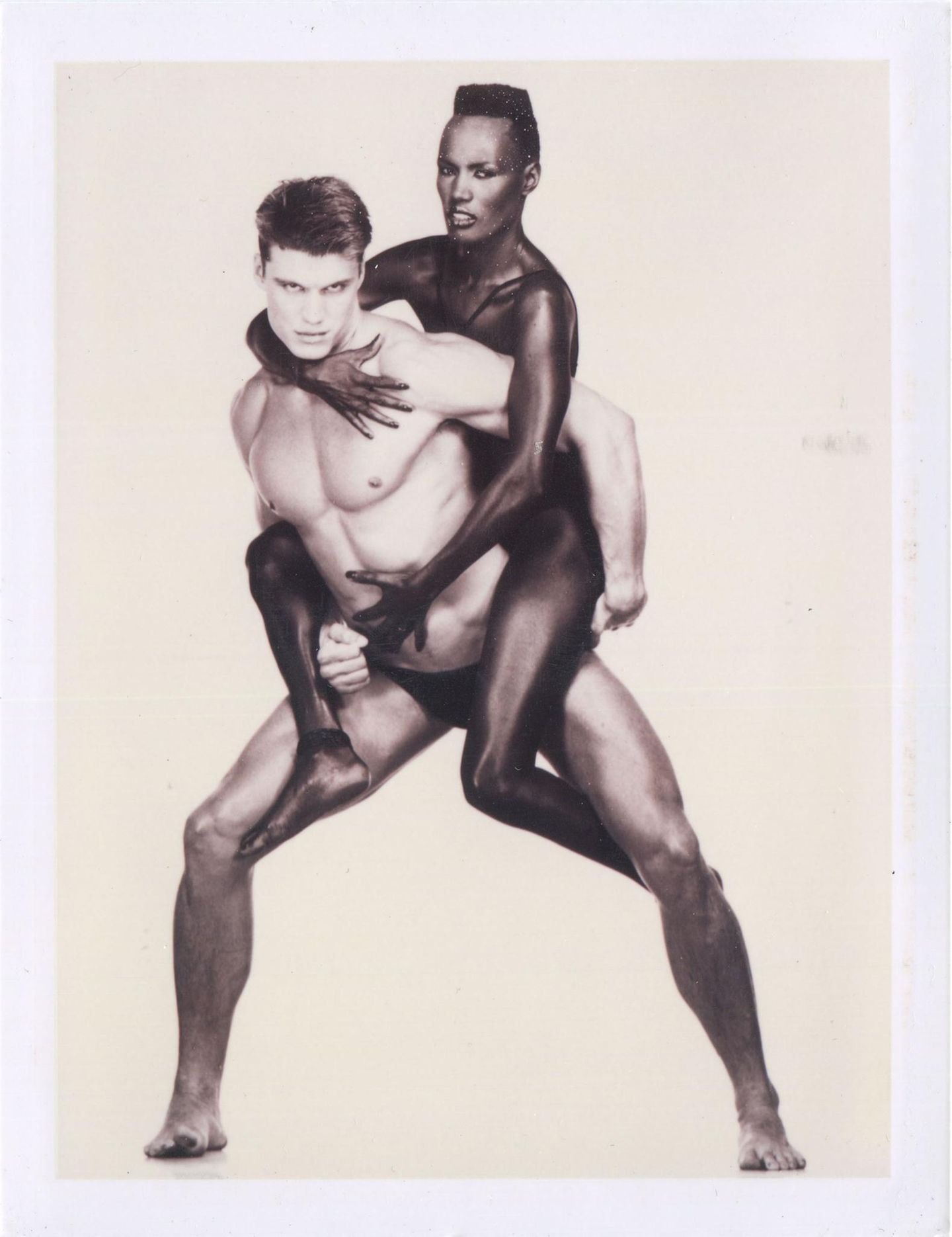 Grace Jones und Dolph Lundgren