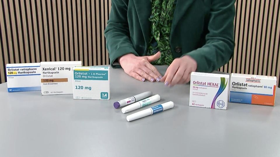 Diverse Abnehm-Medikamente