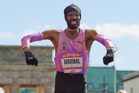 Amanal Petros möchte am Sonntag in Berlin den deutschen Halbmarathon-Rekord angreifen. (Archivbild) Foto: Joerg Carstensen/dpa