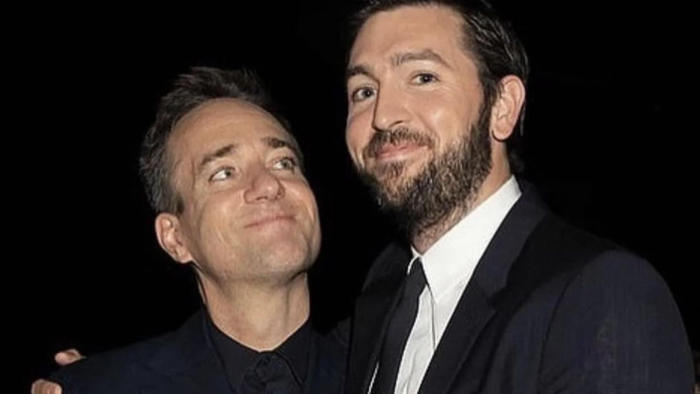 Justin Theroux und Nicholas Braun