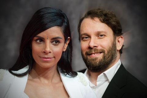 Eine Fotomontage, die Collien Fernandes und Christian Ulmen zeigt