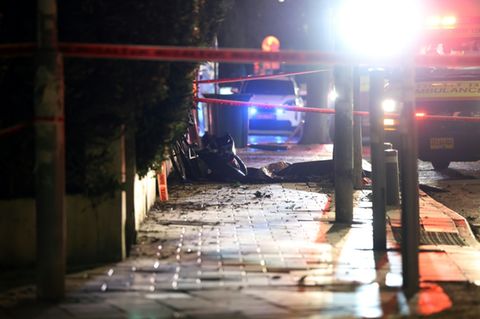 Rettungskräfte in Tel Aviv