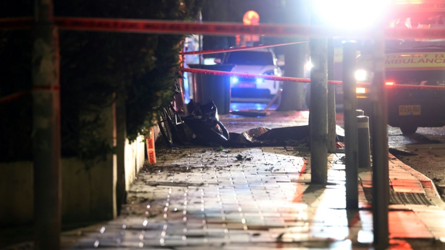 Rettungskräfte in Tel Aviv