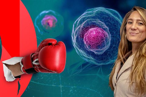 Nano-Reporterin Jasmina Neudecker will herausfinden, wie sie ihr Krebsrisiko reduzieren kann, und macht sich auf die Suche nach den Gegenmitteln ("Hacks") gegen Krebs.
