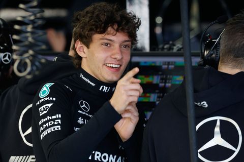 Kimi Antonelli war wieder schneller als alle anderen. Foto: Franck Robichon/POOL EPA/AP/dpa