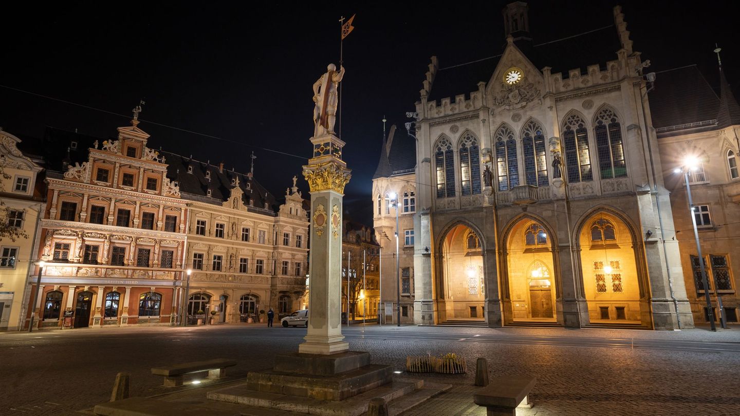 Earth hour: Fürs Klima - Thüringer Städte schalten eine Stunde Licht aus