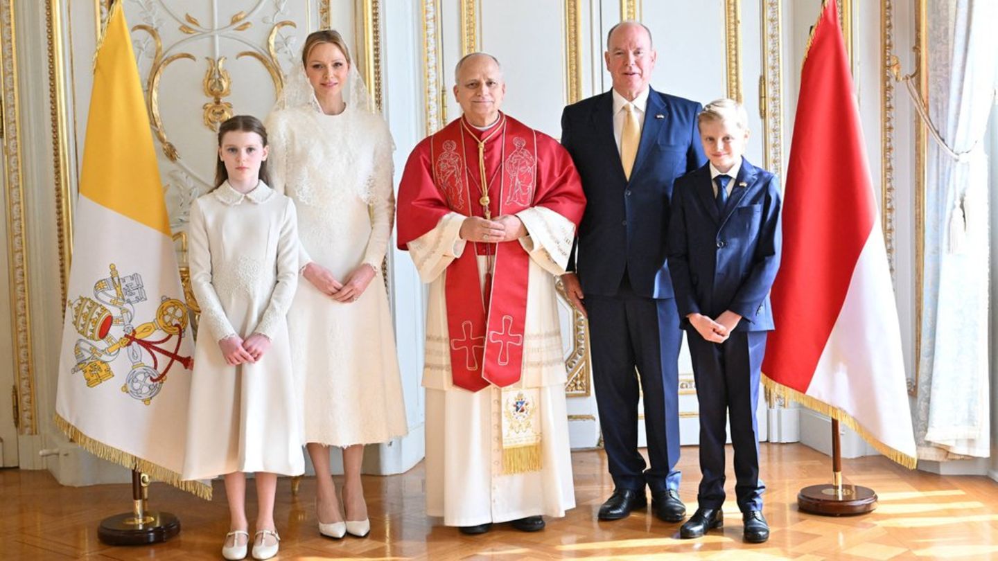 Historischer Tag im Fürstentum: Royals empfangen Papst Leo XIV. in Monaco