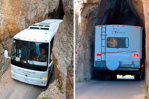 Das "Nadelöhr" in South Dakota – dieser Tunnel bringt Autofahrer an ihre Grenzen
