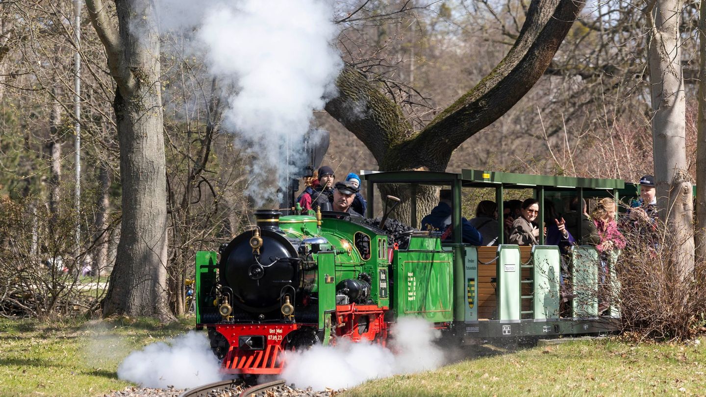 Freizeit: Dresdner Parkeisenbahn startet in neue Saison