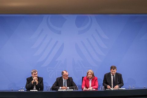 Die Spitzen von CDU, CSU und SPD