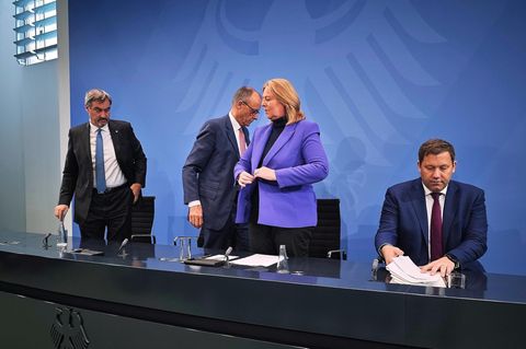 Die Spitzen von CDU, CSU und SPD