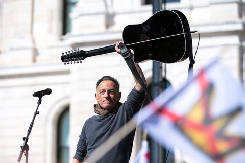 Rockstar Bruce Springsteen bei den No Kings-Protesten in St. Paul