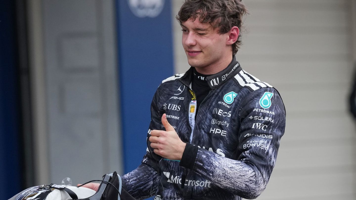 Jüngster WM-Spitzenreiter der Formel-1-Geschichte: Kimi Antonelli. Foto: Eugene Hoshiko/AP/dpa