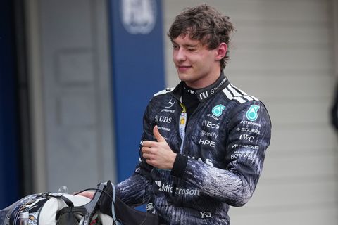 Jüngster WM-Spitzenreiter der Formel-1-Geschichte: Kimi Antonelli. Foto: Eugene Hoshiko/AP/dpa