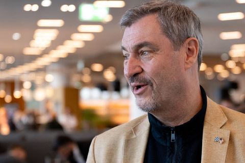 Auf CSU-Chef Söder wartet in den USA ein dicht gedrängter Terminplan - den geplanten Besuch bei der Nasa in Houston nannte er vo