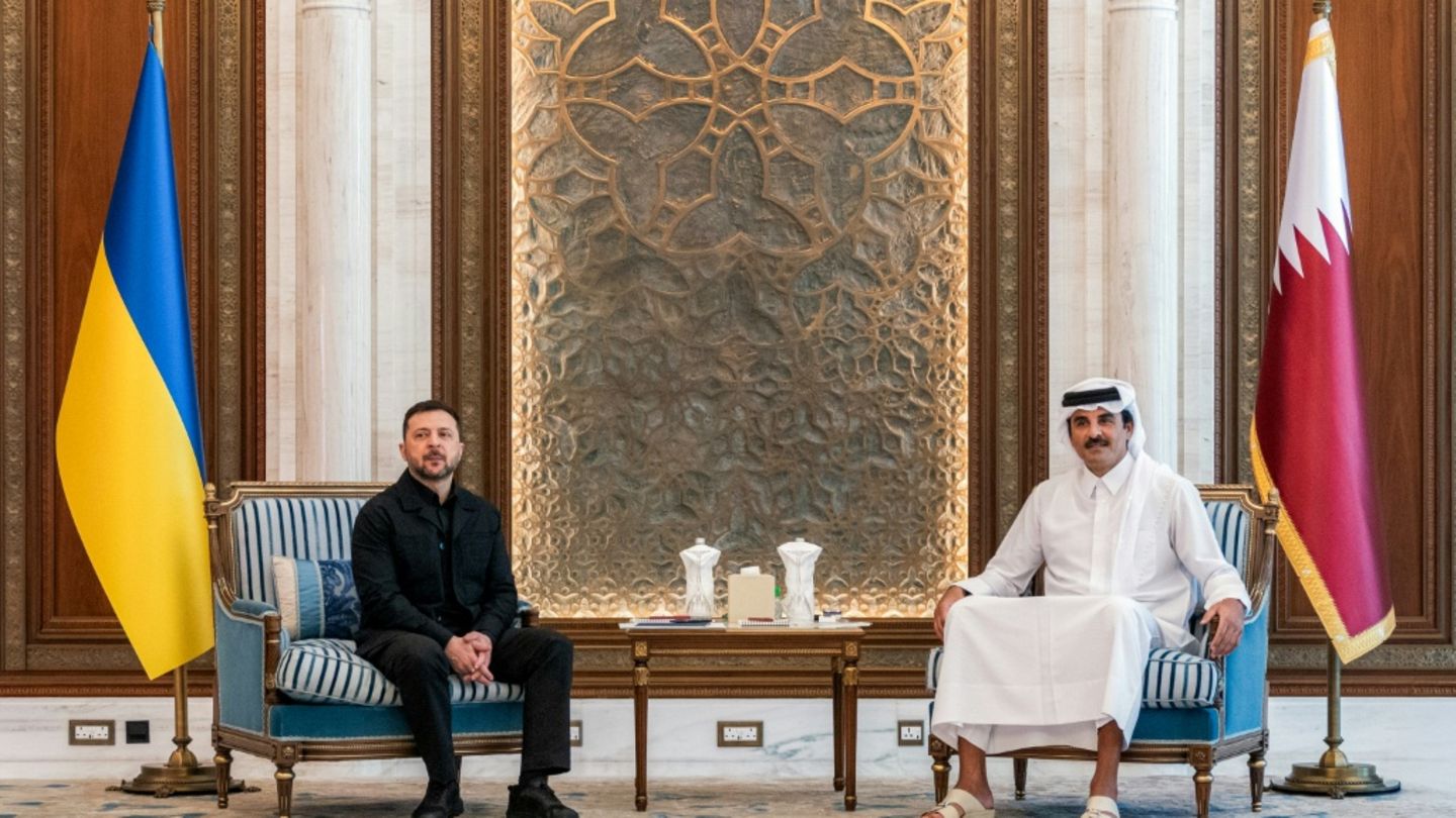 Selenskyj bei Besuch in Katar
