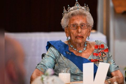 Mit über 90 noch aktiv: Prinzessin Astrid bei einem Staatsbankett im Juni 2025.
