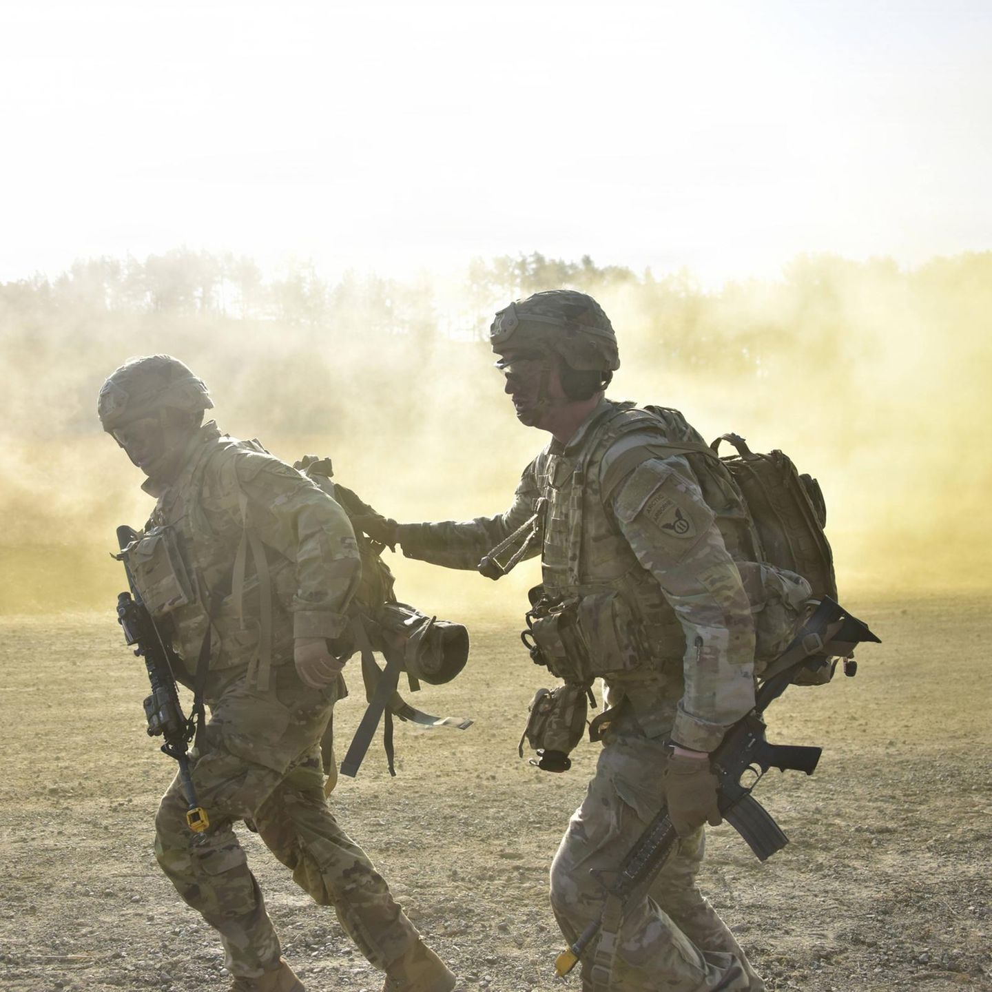 Soldaten der USA bei einem Manöver vor einem möglichen Einsatz im Iran