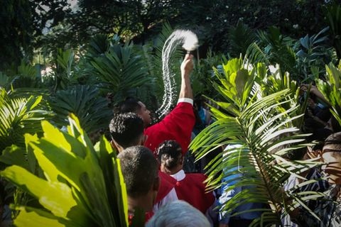 Palmsonntags-Feierlichkeiten in Jerusalem