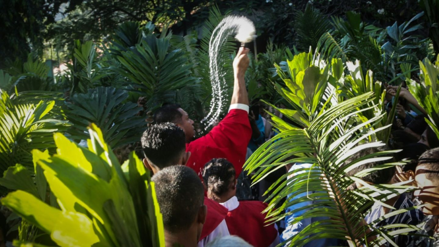 Palmsonntags-Feierlichkeiten in Jerusalem