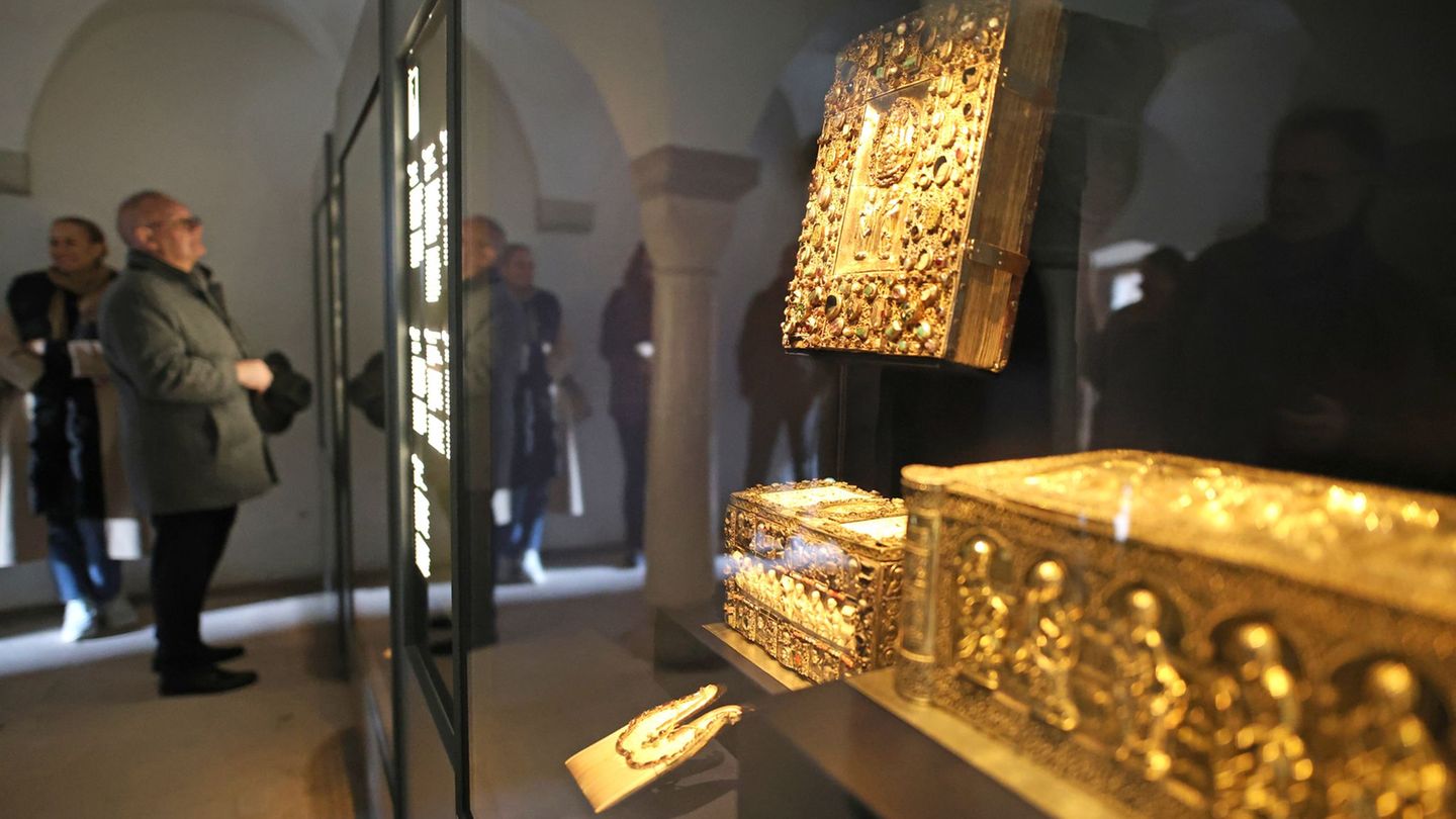 Kultur im Harz: Neue Präsentation des Domschatzes Quedlinburg lockt Besucher