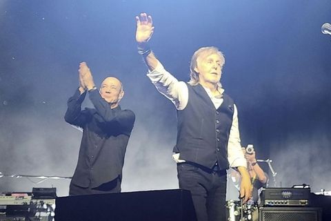 Paul McCartney im Fonda Theatre in Los Angeles.