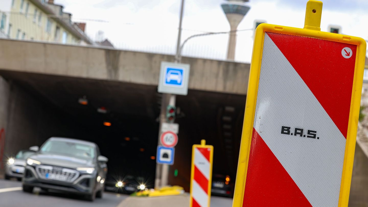 Verkehr: Düsseldorfer Rheinufertunnel für vier Wochen gesperrt
