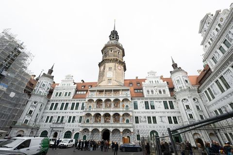 Das Residenzschloss Dresden beherbergt mehrere Museen der Staatlichen Kunstsammlungen Dresden Foto: Sebastian Kahnert/dpa