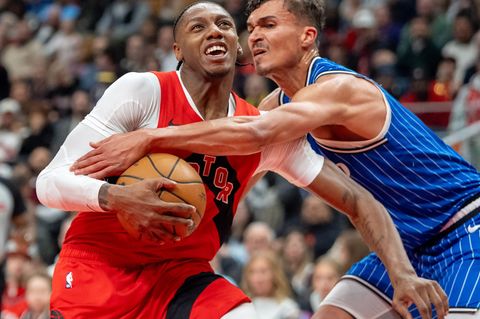 Ging mit den Orlando Magic in Toronto unter: Tristan da Silva (re). Foto: Frank Gunn/The Canadian Press/AP/dpa