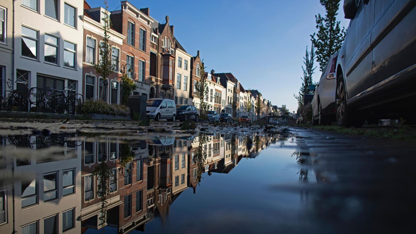 Überschwemmte Altstadt