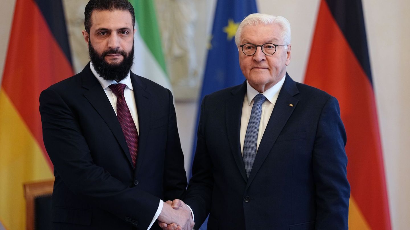 Besuch in Berlin: Steinmeier empfängt syrischen Präsidenten al-Scharaa