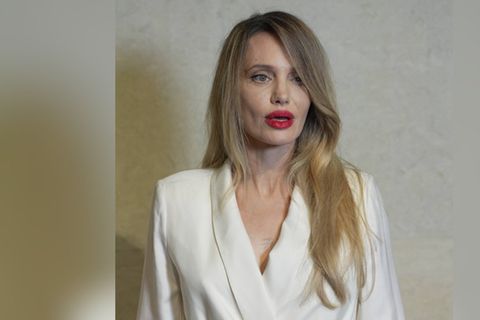 Angelina Jolie bei ihrem Auftritt in Shanghai.
