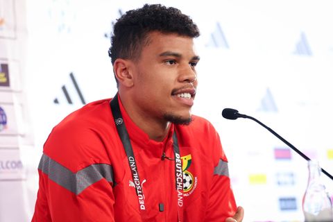 Darf noch auf die WM-Teilnahme für Ghana hoffen: HSV-Stürmer Ransford Königsdörffer. Foto: Christian Charisius/dpa