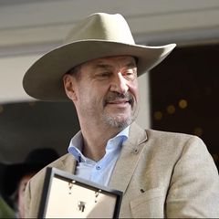 Söder mit einem Cowboy-Hut