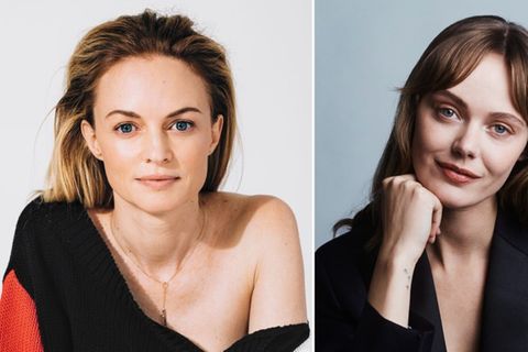 Heather Graham (l.) und Frida Gustavsson stoßen zu "The White Lotus".