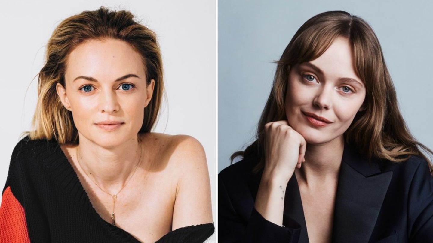 Heather Graham (l.) und Frida Gustavsson stoßen zu "The White Lotus".