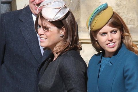 Prinzessin Beatrice und Prinzessin Eugenie bei einem zurückliegenden Ostergottesdienst.