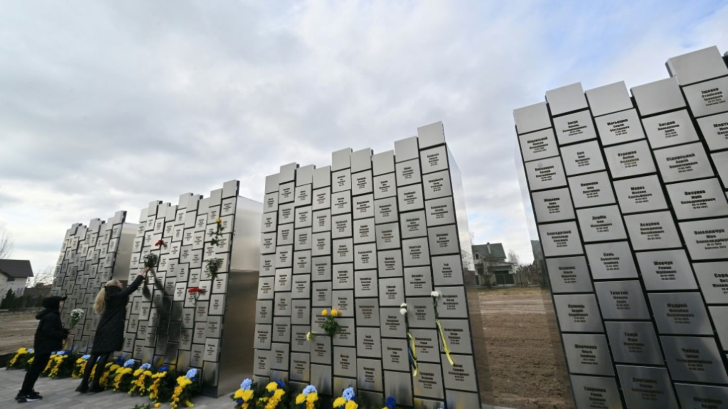 Gedenkstätte in Butscha